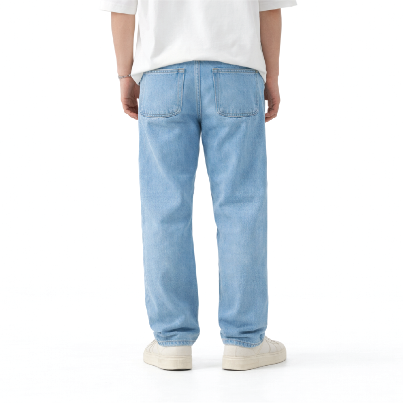 Relaxed Straight Fit Denim
