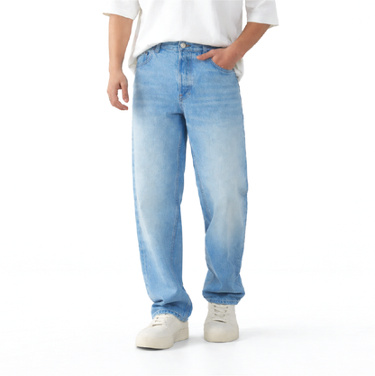 Relaxed Straight Fit Denim