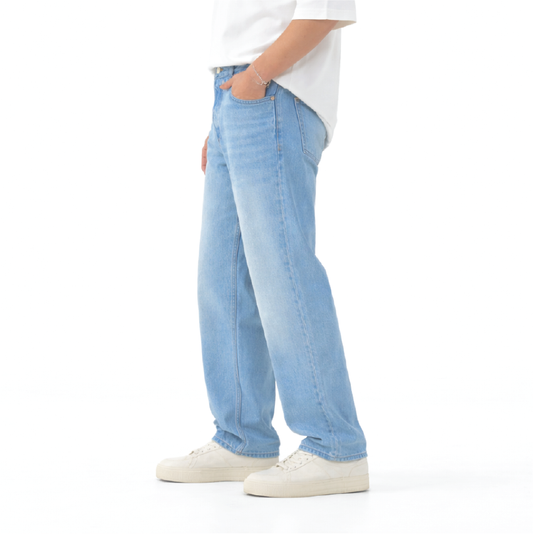 Relaxed Straight Fit Denim